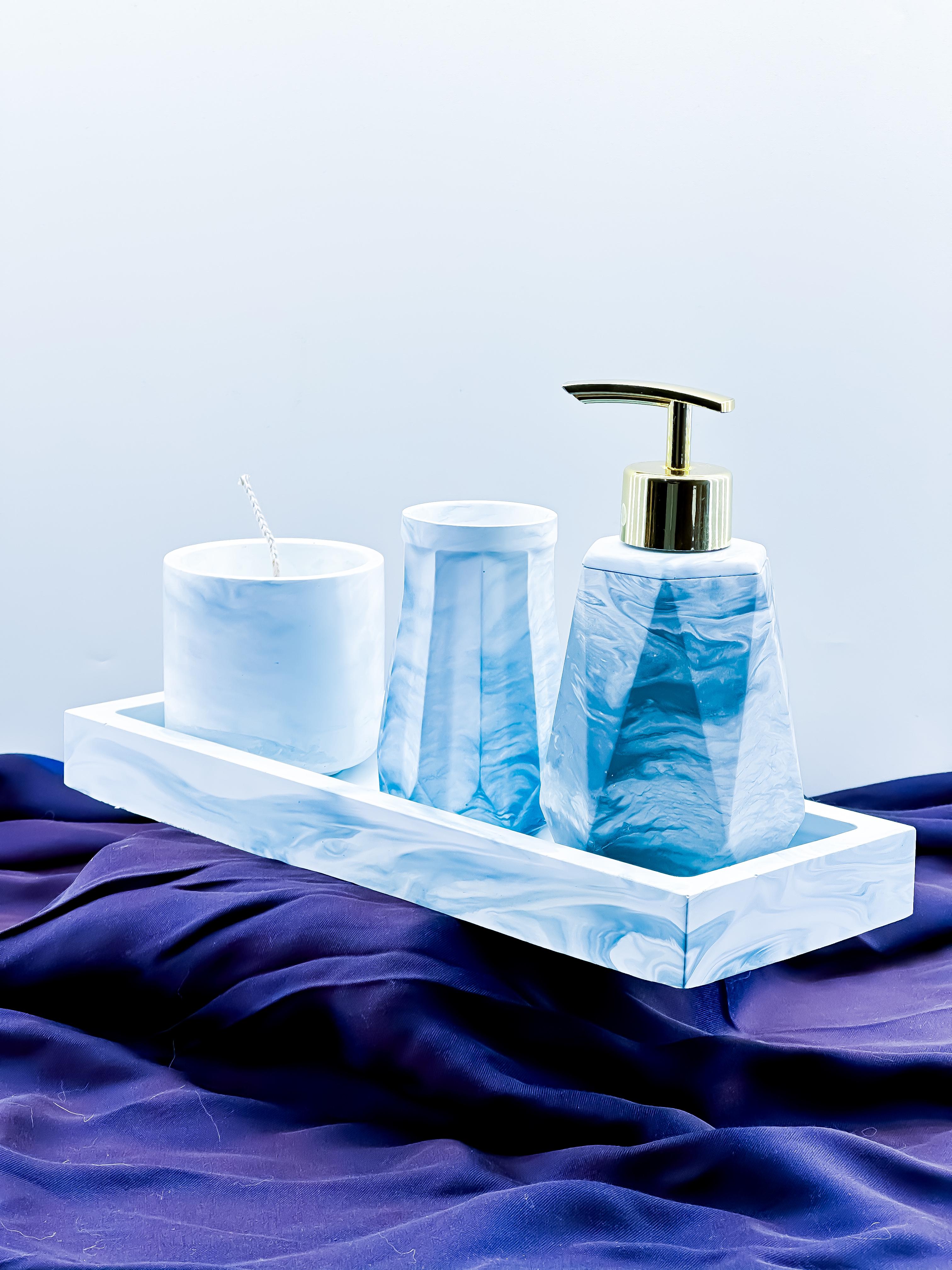 Aqua Blue Banyo Seti