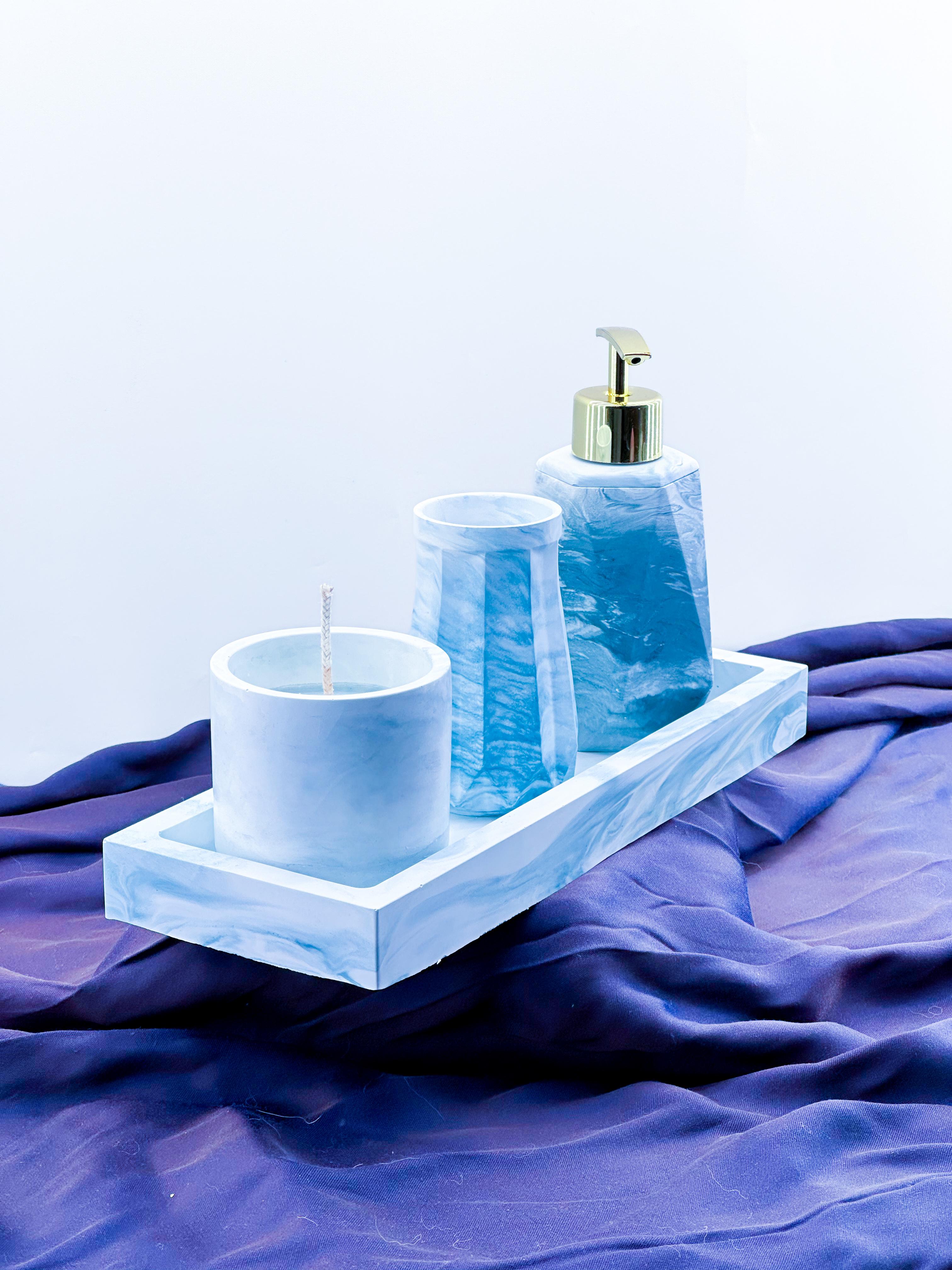 Aqua Blue Banyo Seti