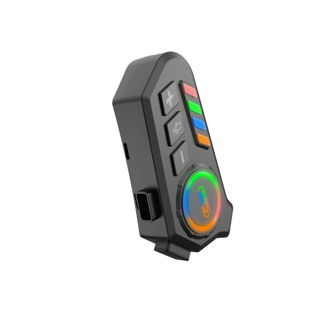 BE56 Renkli LED Aydınlatmalı Kask Kulaklıkları - Bluetooth Motosiklet ...
