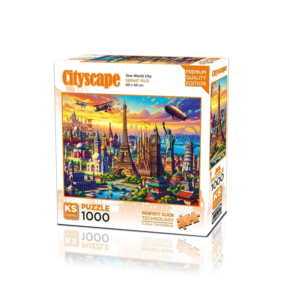 ps43点セット 20854 PUZZLE 1000 One World City