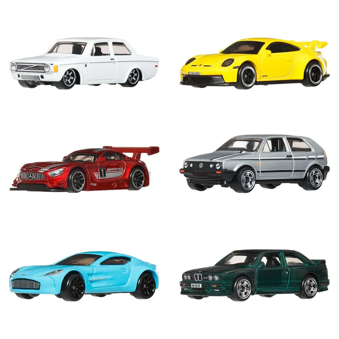 新品未使用　Hot Wheels ミニカーセット まとめ売り⑥ JLB25 Hot Wheels Euro Style 6lı Araç Paketi 1:64