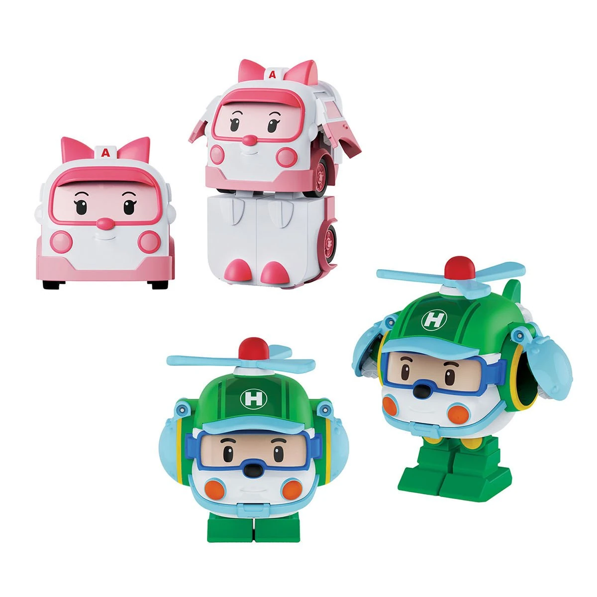 POLI MRT-674 Robocar Poli Mini Transforming Kasabanın Kurtarma Araçlar