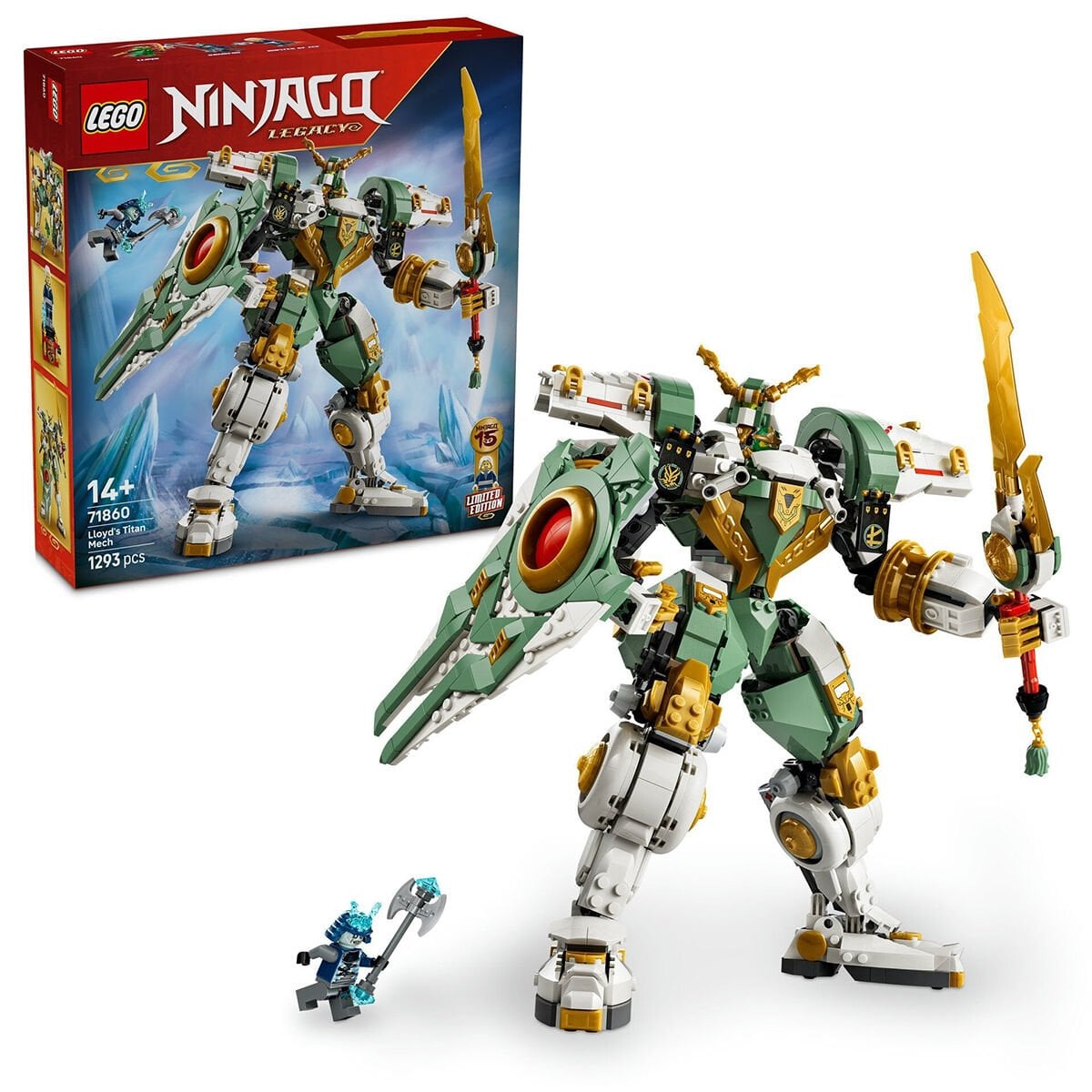 71860 Lego NinjagoLloyd'un Titan Robotu 15.Yıl Limited Eddition 1293 p
