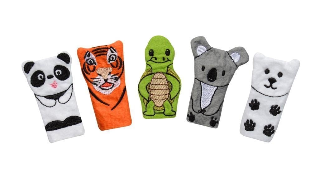 Nesli Tükenmekte Olan Hayvanlar Parmak Kukla Seti 5'li