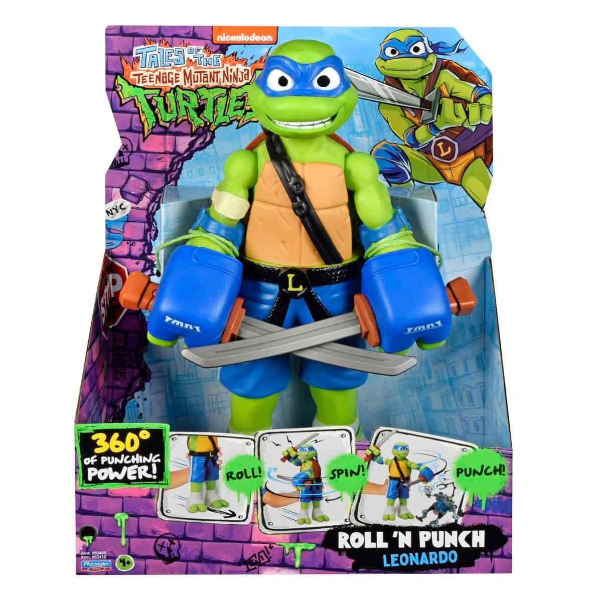 TU843000 TMNT Roll N Punch Leonardo 30 cm Figür - 83418