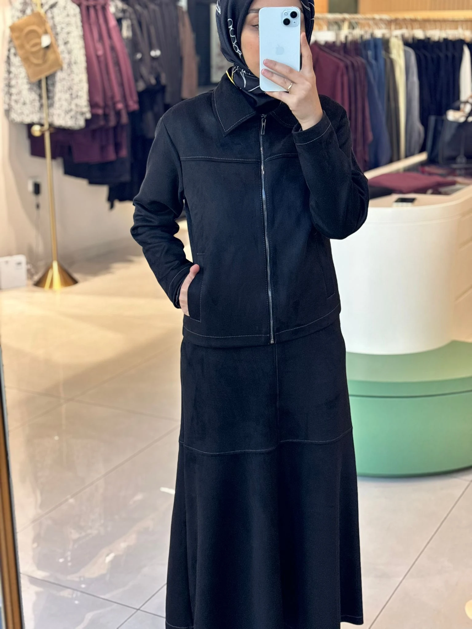 Zems Süet Ceket Takım