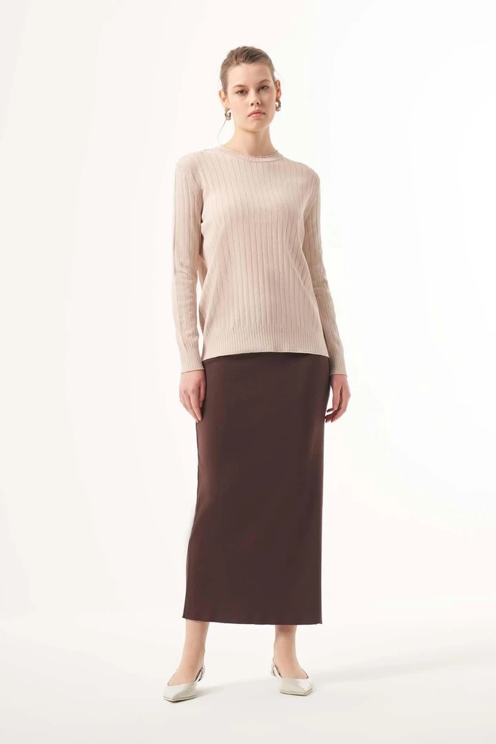 Bej Basic Tunik