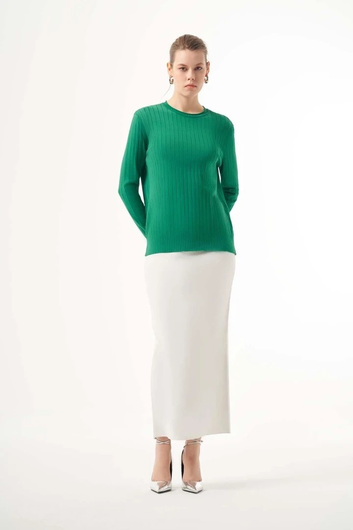 Yeşil Basic Tunik