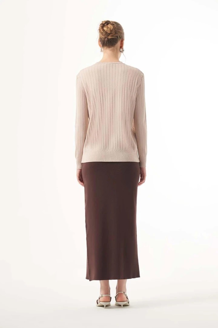 Bej Basic Tunik