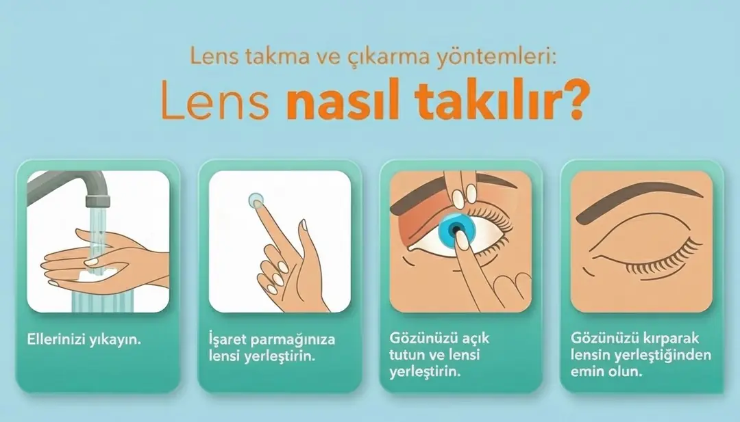 Lens nasıl takılır?