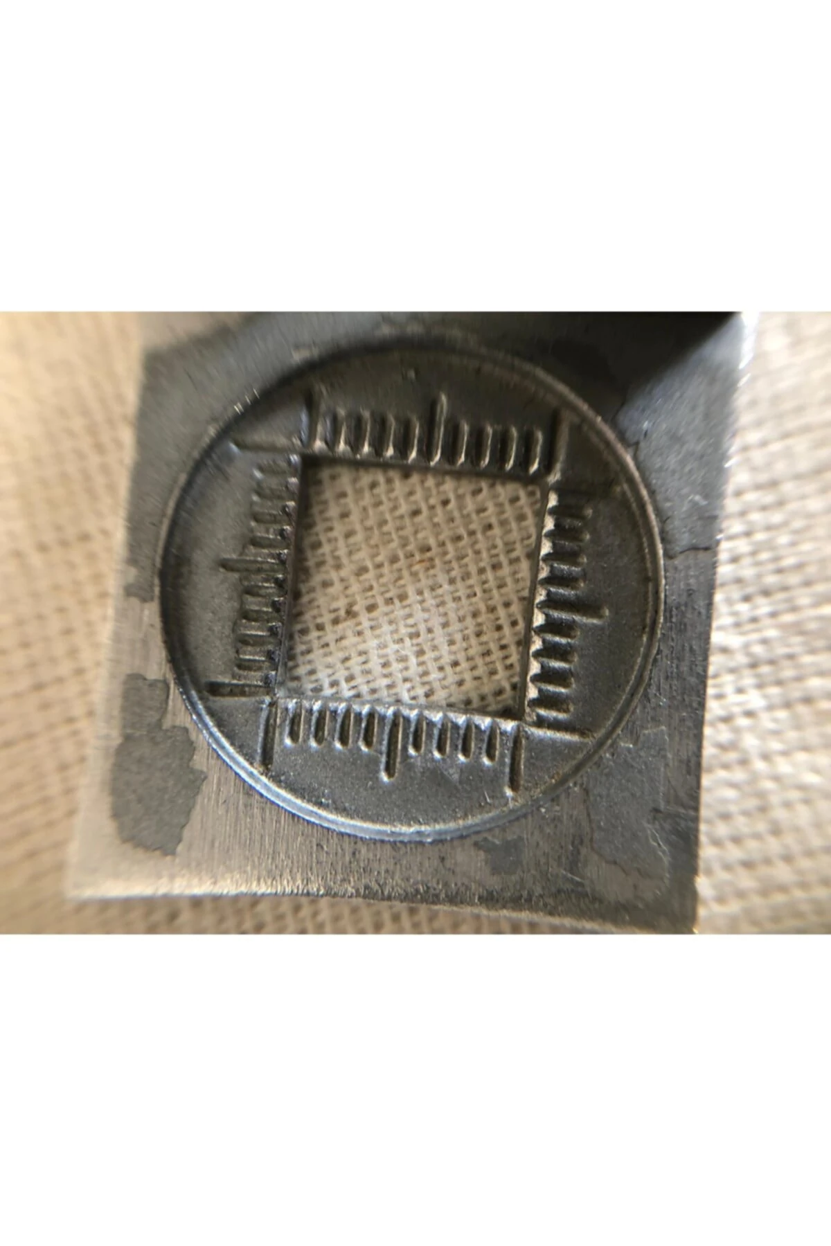 Punch Nakışına Uygun Kumaş - Bej - Tek Ebat