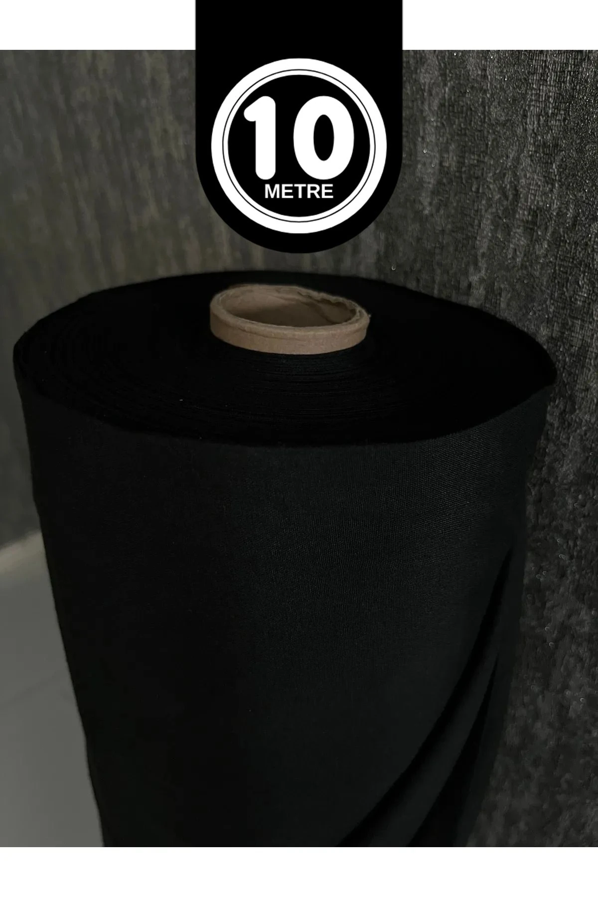 10 Metre Siyah Amerikan Bezi Kumaş - Siyah - 100 x 240
