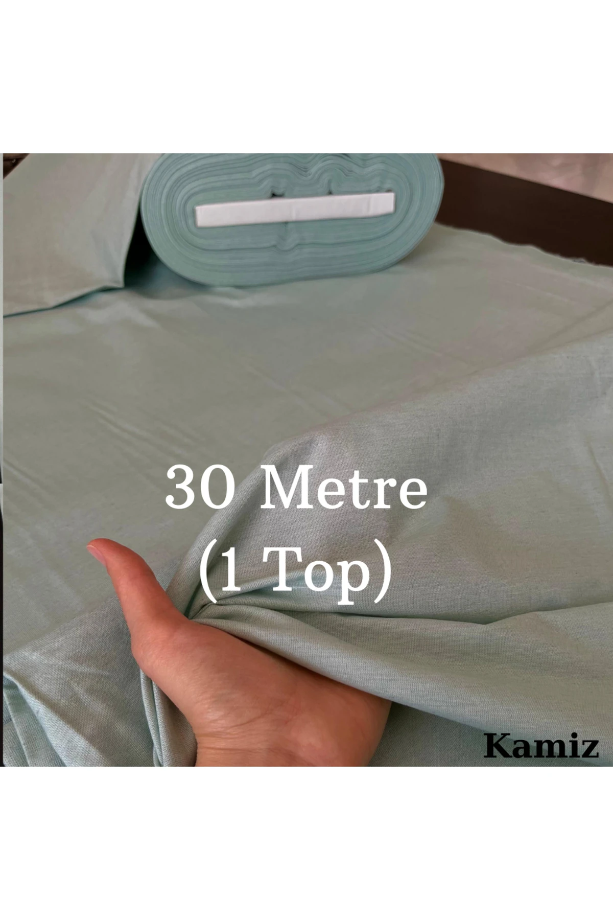 30 Metre Toptan Nevresimlik Kumaş - Mint - 240 x 300