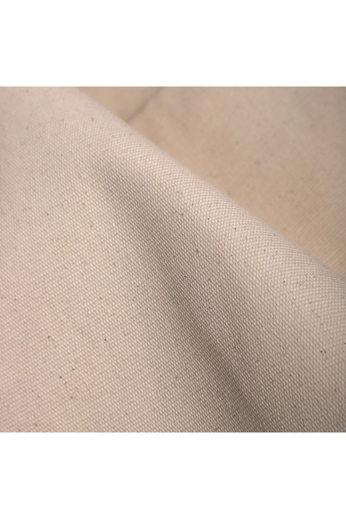 Ağır Gramaj Ham Kanvas Kumaş (480 gr/m²) - Krem - 100 x 160