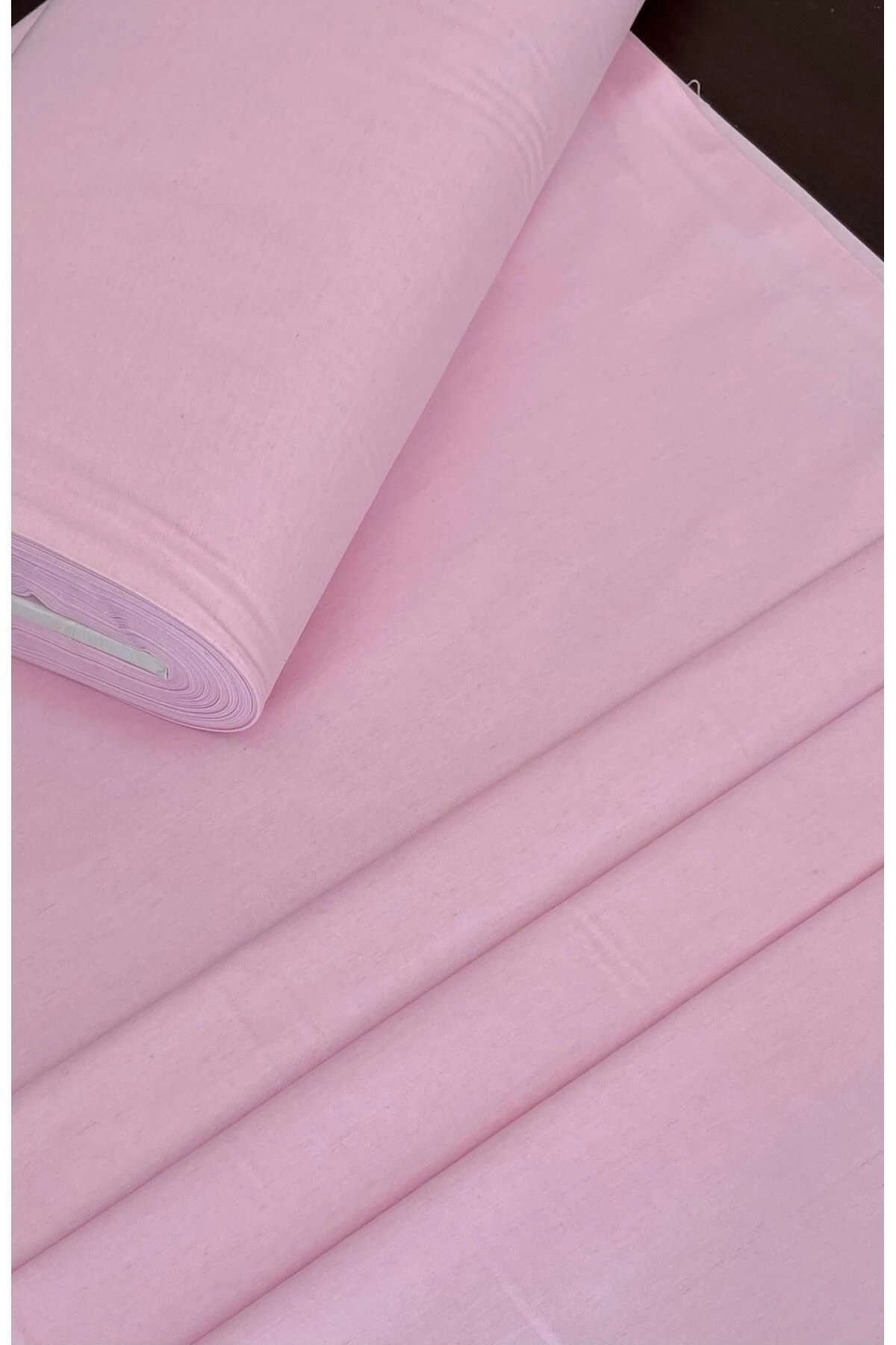 Nevresimlik Kumaş - Pembe - Pembe - 100 x 240