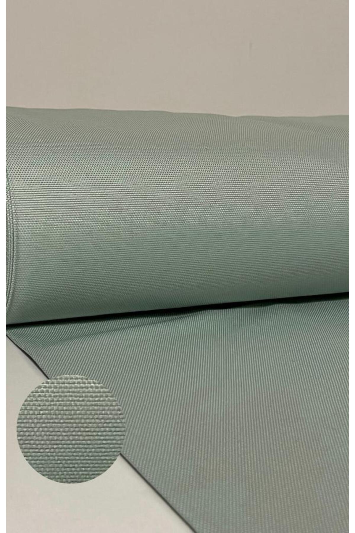 Duck Keten Punch Kumaşı - Su Yeşili - Su Yeşili - 180 x 50