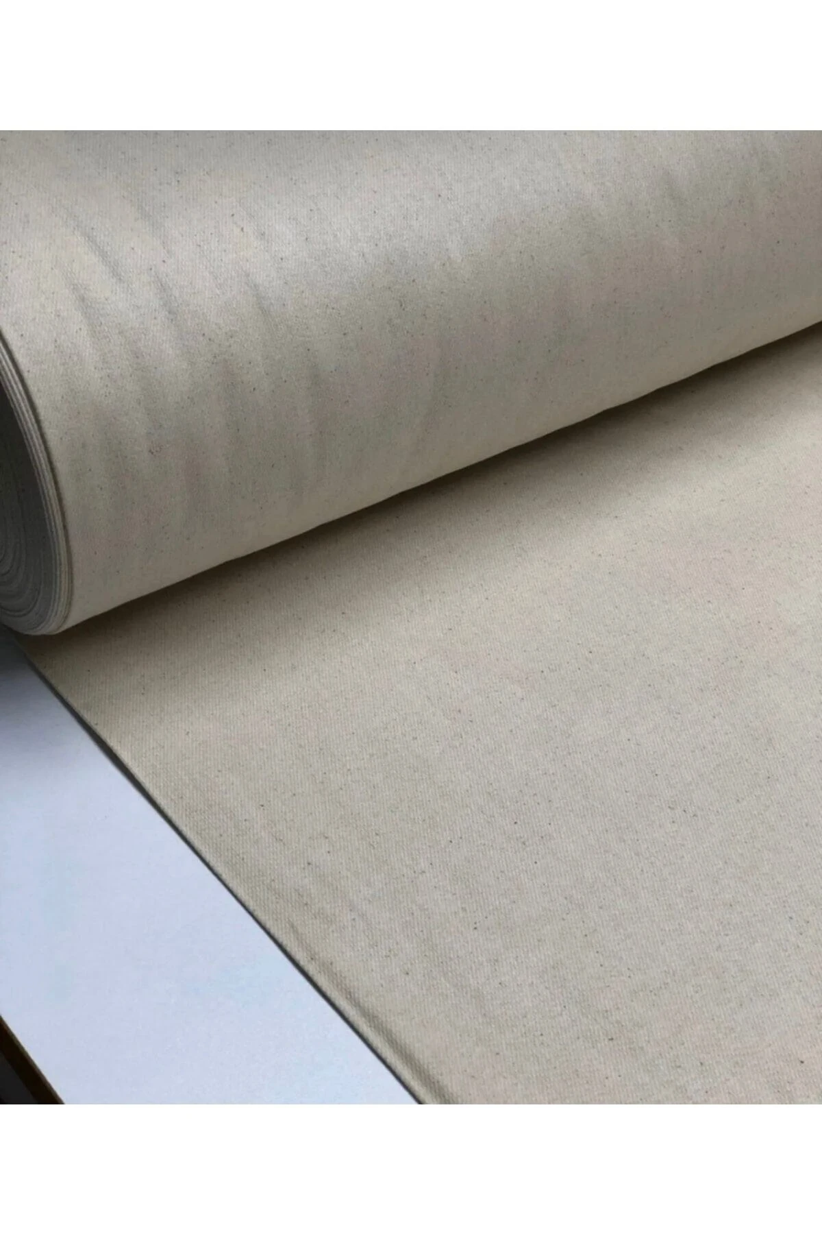 5 Metre Pamuklu Branda / Gölgelik Kumaşı - Bej - Tek Ebat