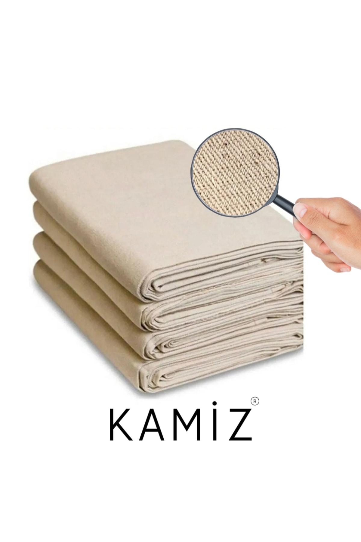 Ham Branda Kumaşı - Bej - 100 x 170