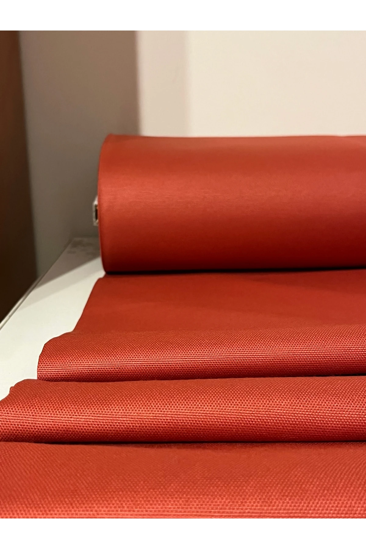 Duck Keten Punch Kumaşı - Kiremit - Kiremit - 180 x 50