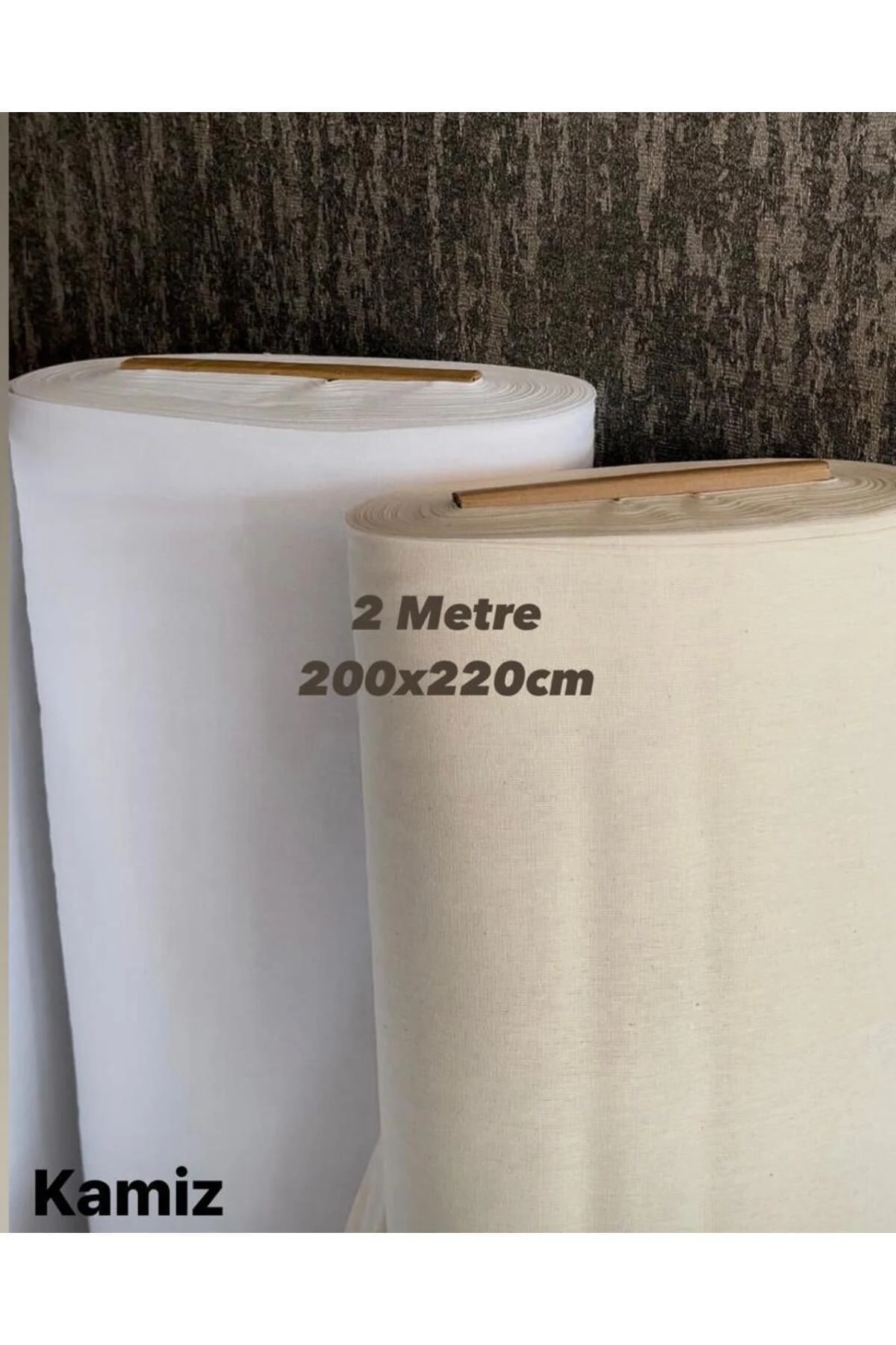 2 Metre Ham Amerikan Bezi (Punch & Hobi Kumaşı) - Bej - 100 x 220