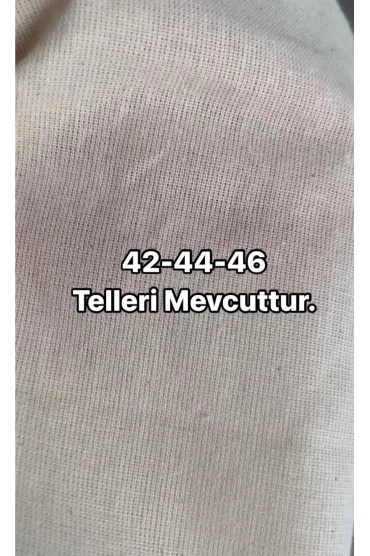 50 Metre (1 Top) Ham Amerikan Bezi - Bej - 100 x 220