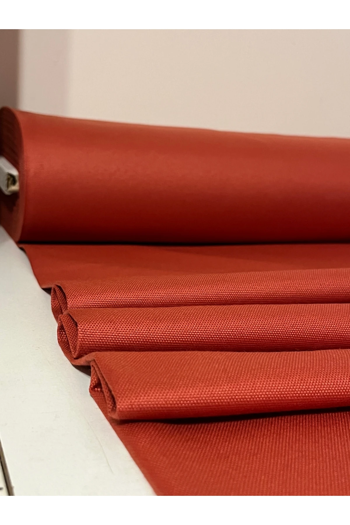 Duck Keten Punch Kumaşı - Kiremit - Kiremit - 180 x 50