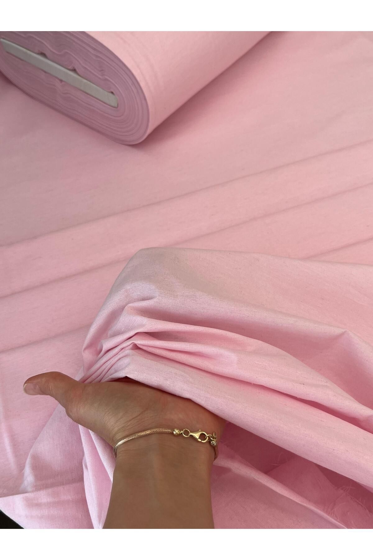 Nevresimlik Kumaş - Pembe - Pembe - 100 x 240