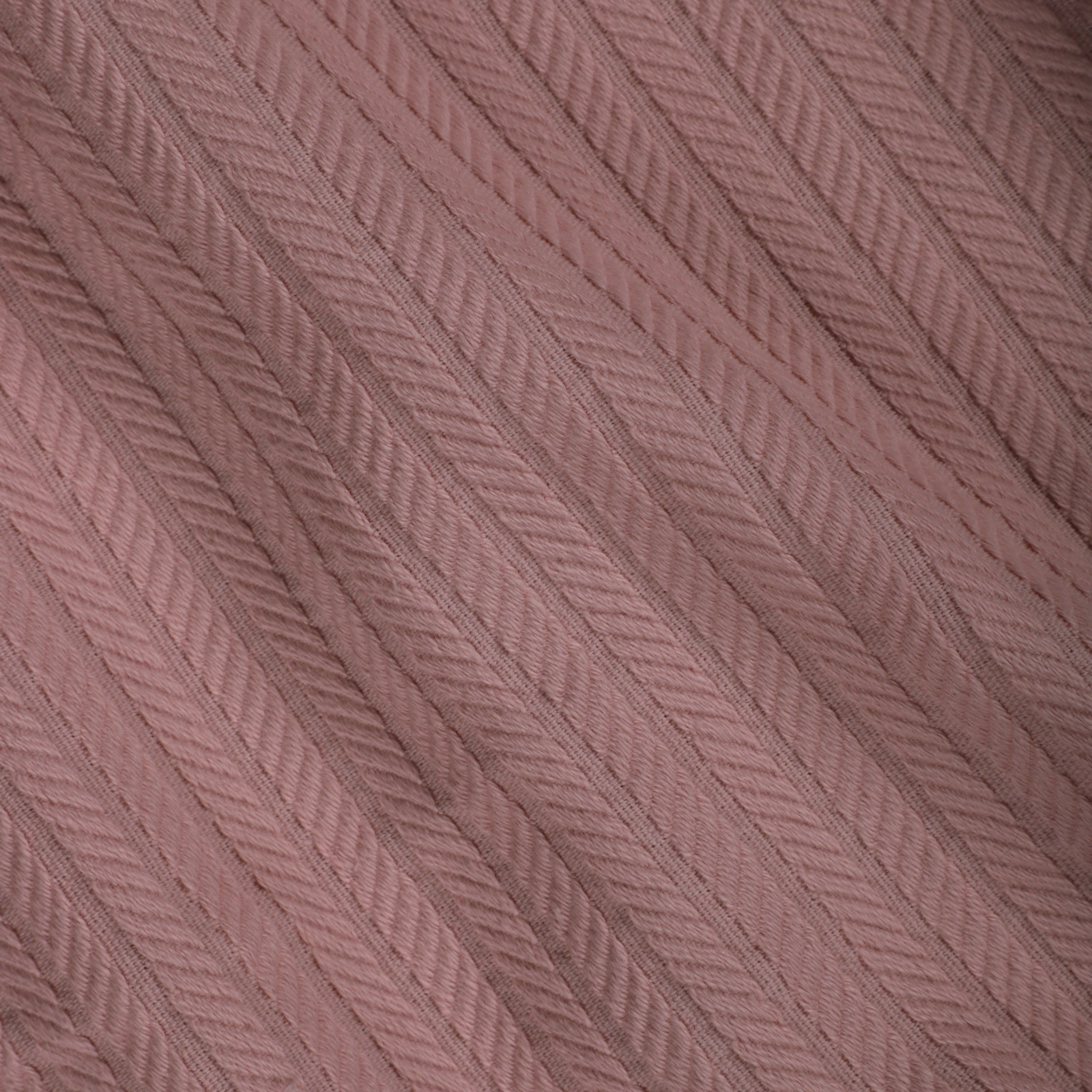 Pudra Pembe Saç Örgü Pike Kumaş