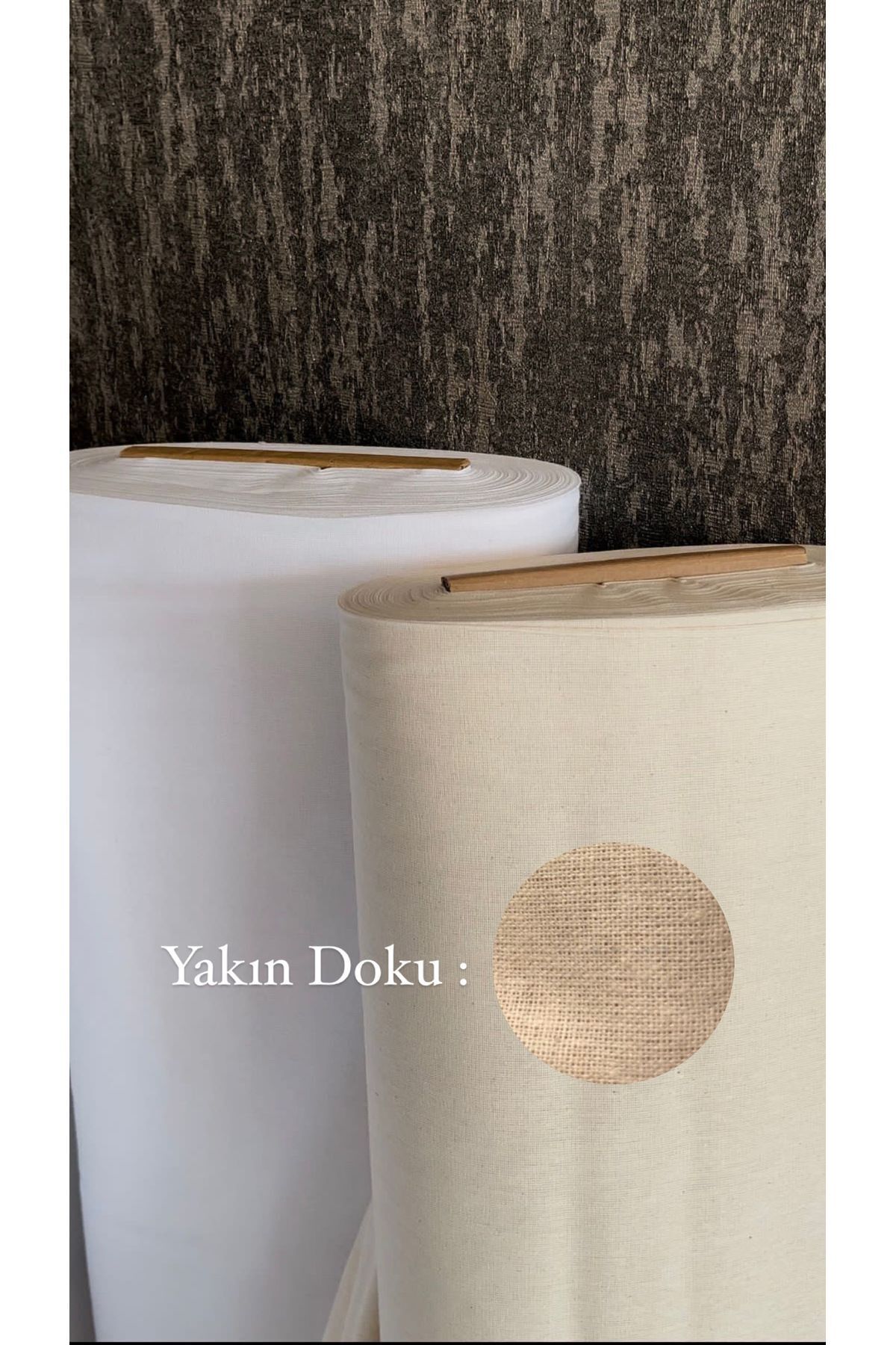 2 Metre Ham Amerikan Bezi (Punch & Hobi Kumaşı) - Bej - 100 x 220