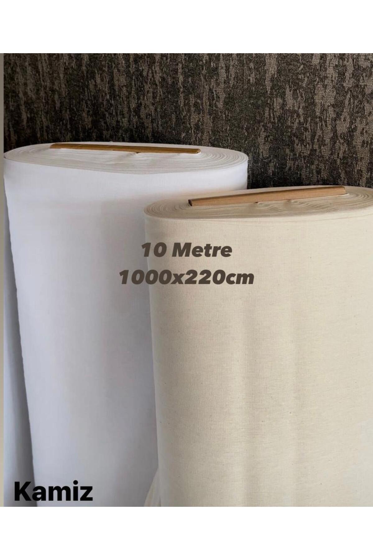 10 Metre Ham Amerikan Bezi (Punch & Hobi Kumaşı) - Bej -