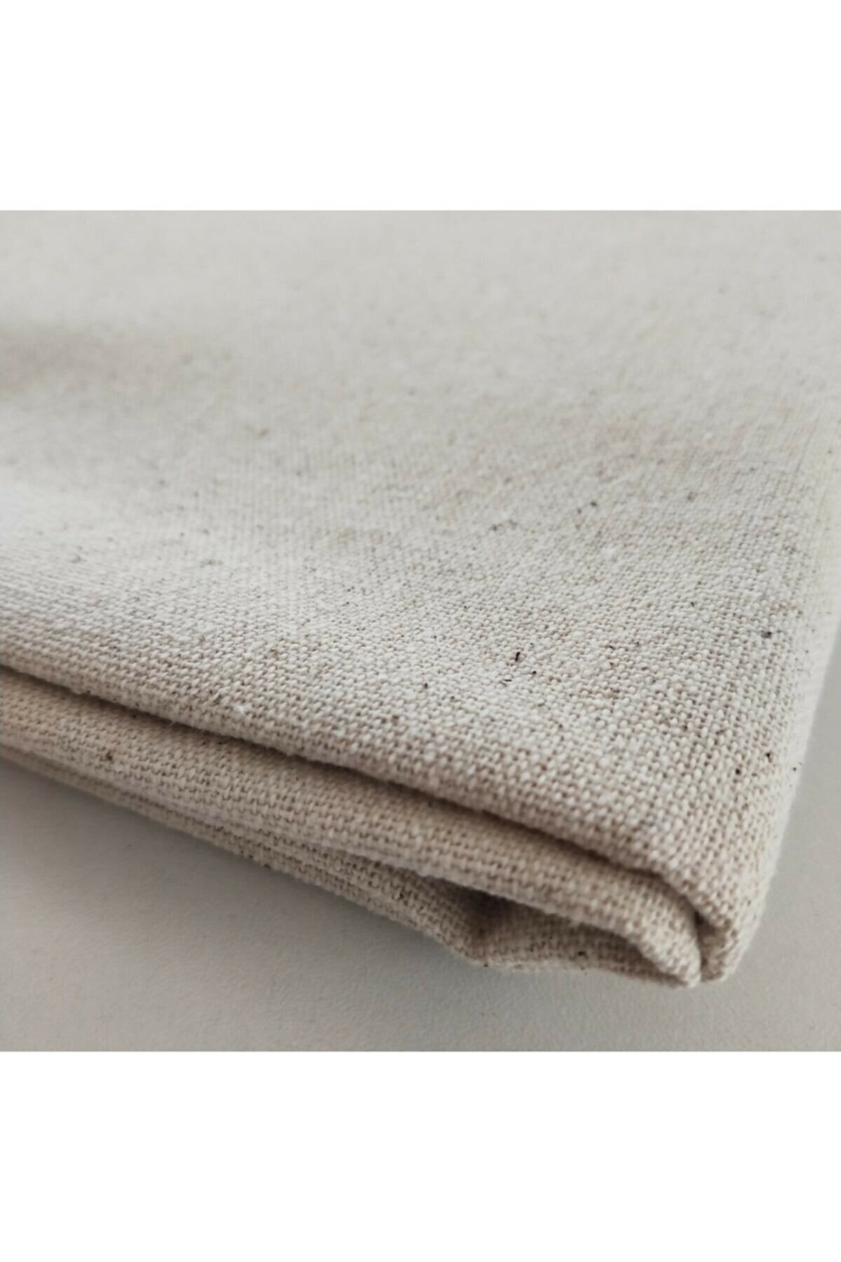 Özel Dokuma Naturel Punch Kumaşı - Bej - 100 x 190