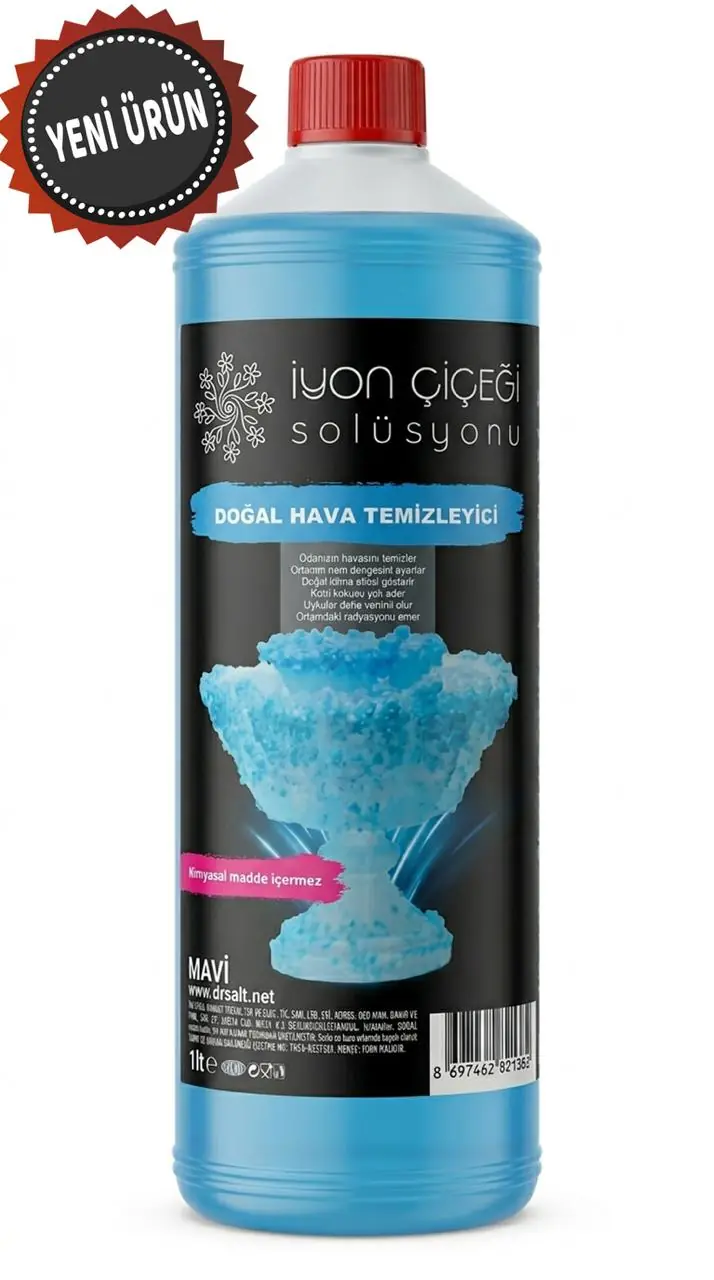 İyon Çiçeği Solüsyonu 1 L 4 Farklı Renk