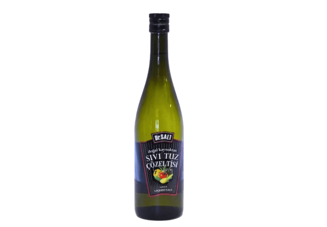 84 Mineralli Doğal Sıvı Tuz  Çözeltisi Yemeklik Cam Şişe - 940 Gr. 750 Ml.