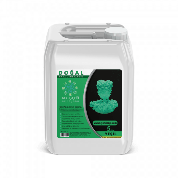 İyon Çiçeği Solüsyonu 5 Litre - 7 Farklı Renk - Yeşil