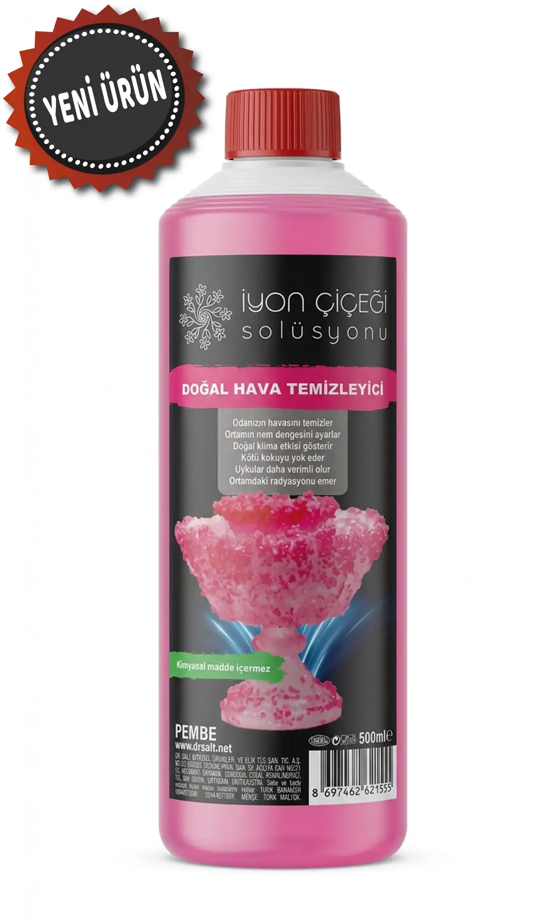 İyon Çiçeği Solüsyonu 500 ML 4 Farklı Renk