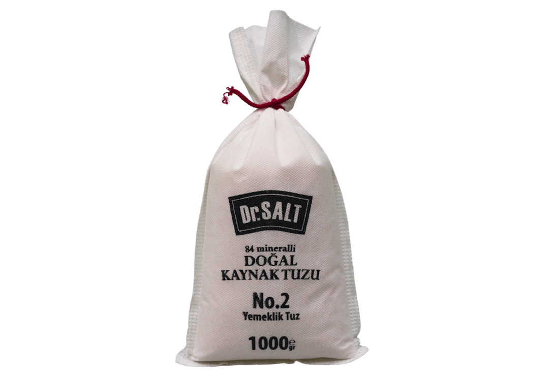 84 Mineralli Doğal Kaynak Tuzu 6 Boyut ve Numara Bez Paket - 1000 Gr.