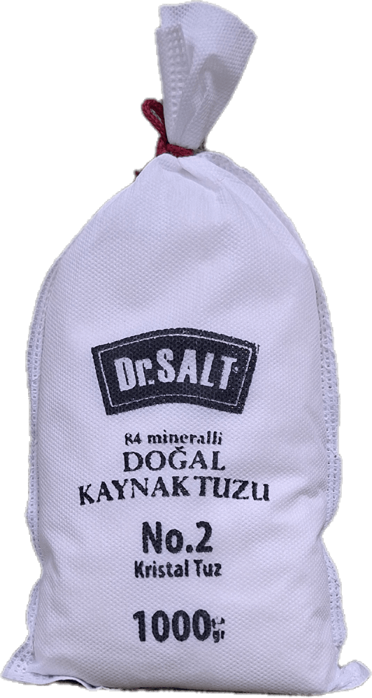 84 Mineralli Doğal Kaynak Tuzu 6 Boyut ve Numara Bez Paket - 1000 Gr.