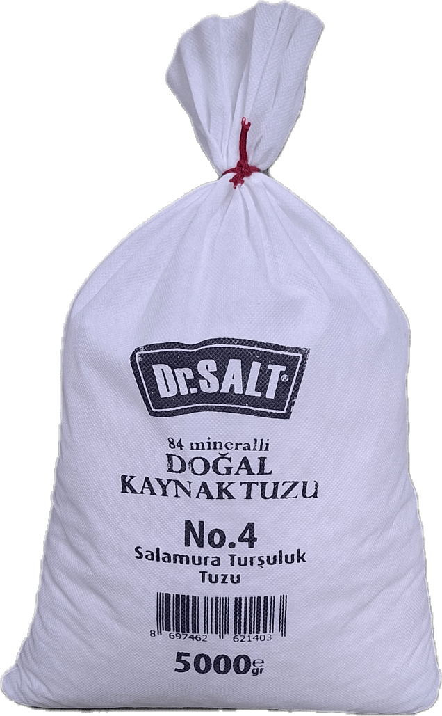 84 Mineralli Doğal Kaynak Tuzu 6 Boyut ve Numara Bez Paket - 5000 Gr. - 5 Kg.