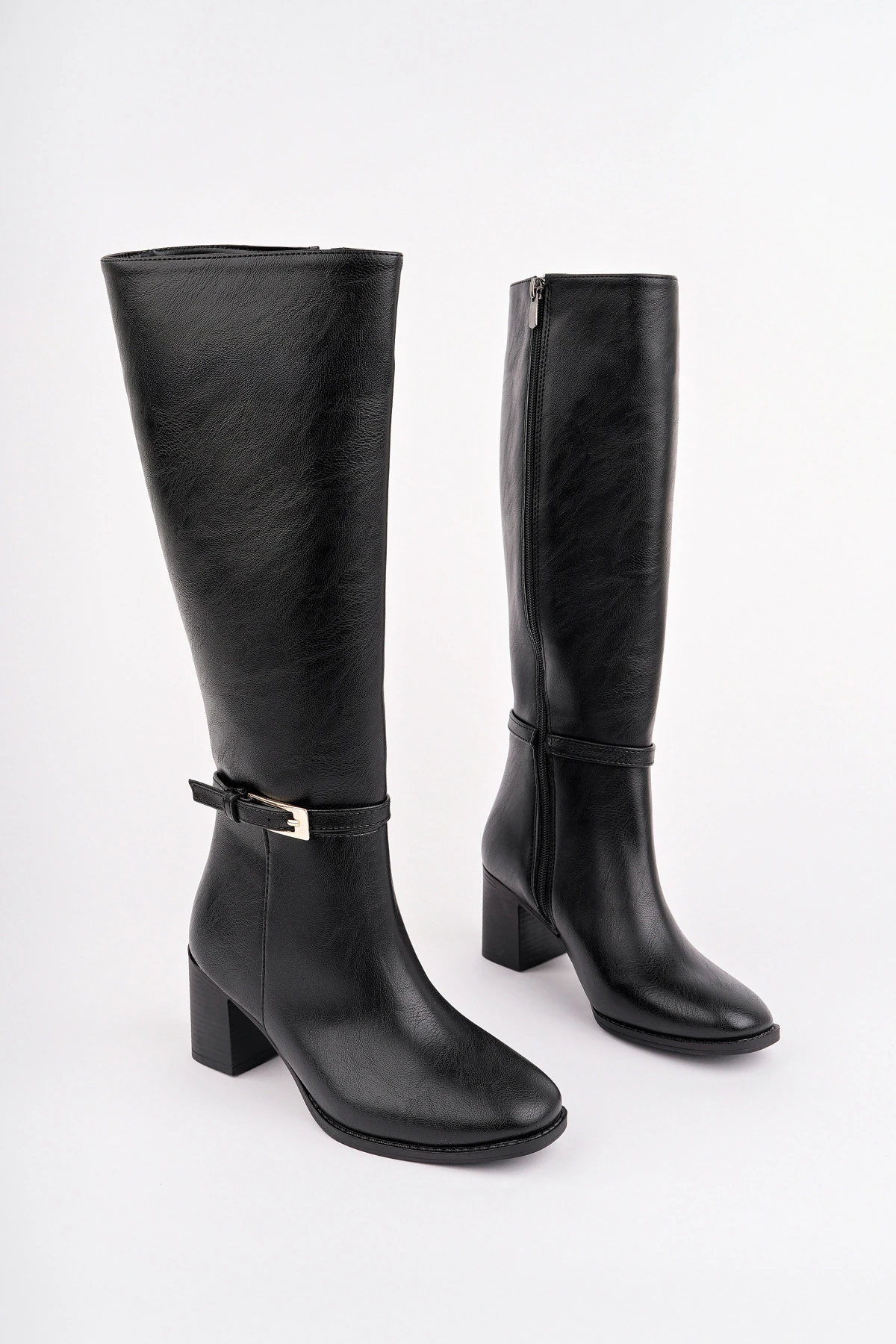 KCL-ZK05 Kalın Topuk Kemerli Çizme