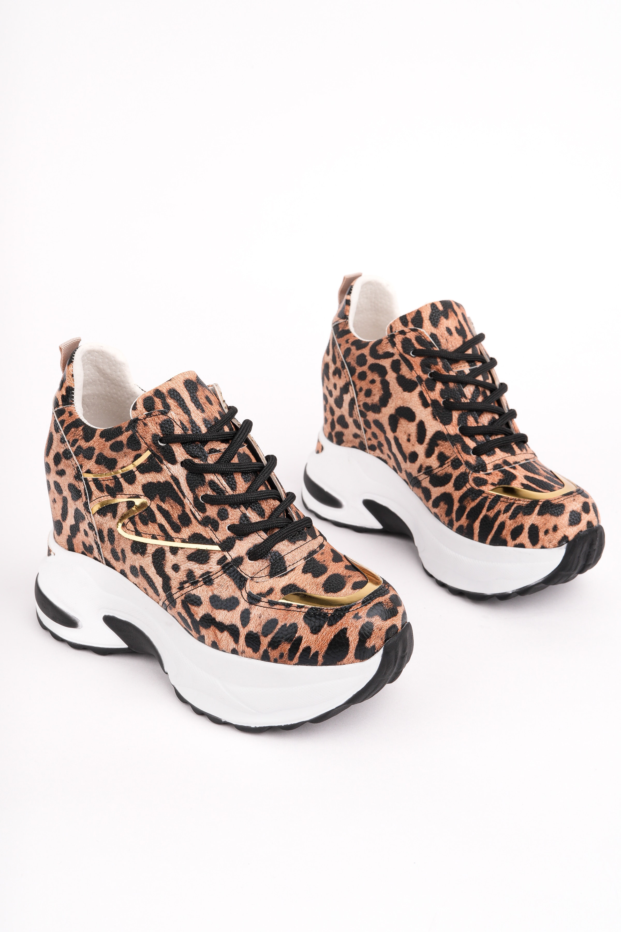 Talia Bağcıklı Gizli Topuk Spor - LEOPAR