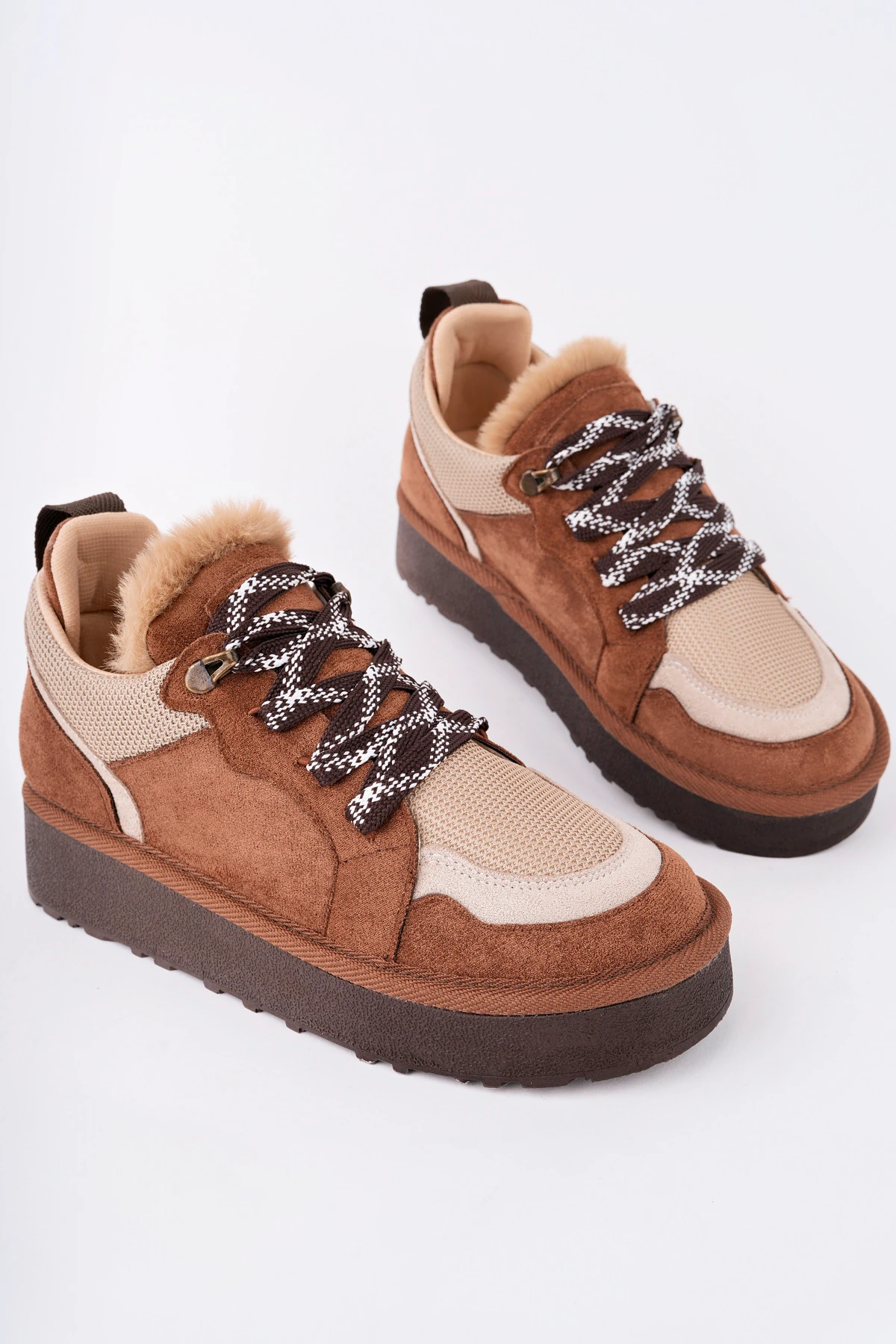 DZY-444 Kürklü Bağcıklı Spor