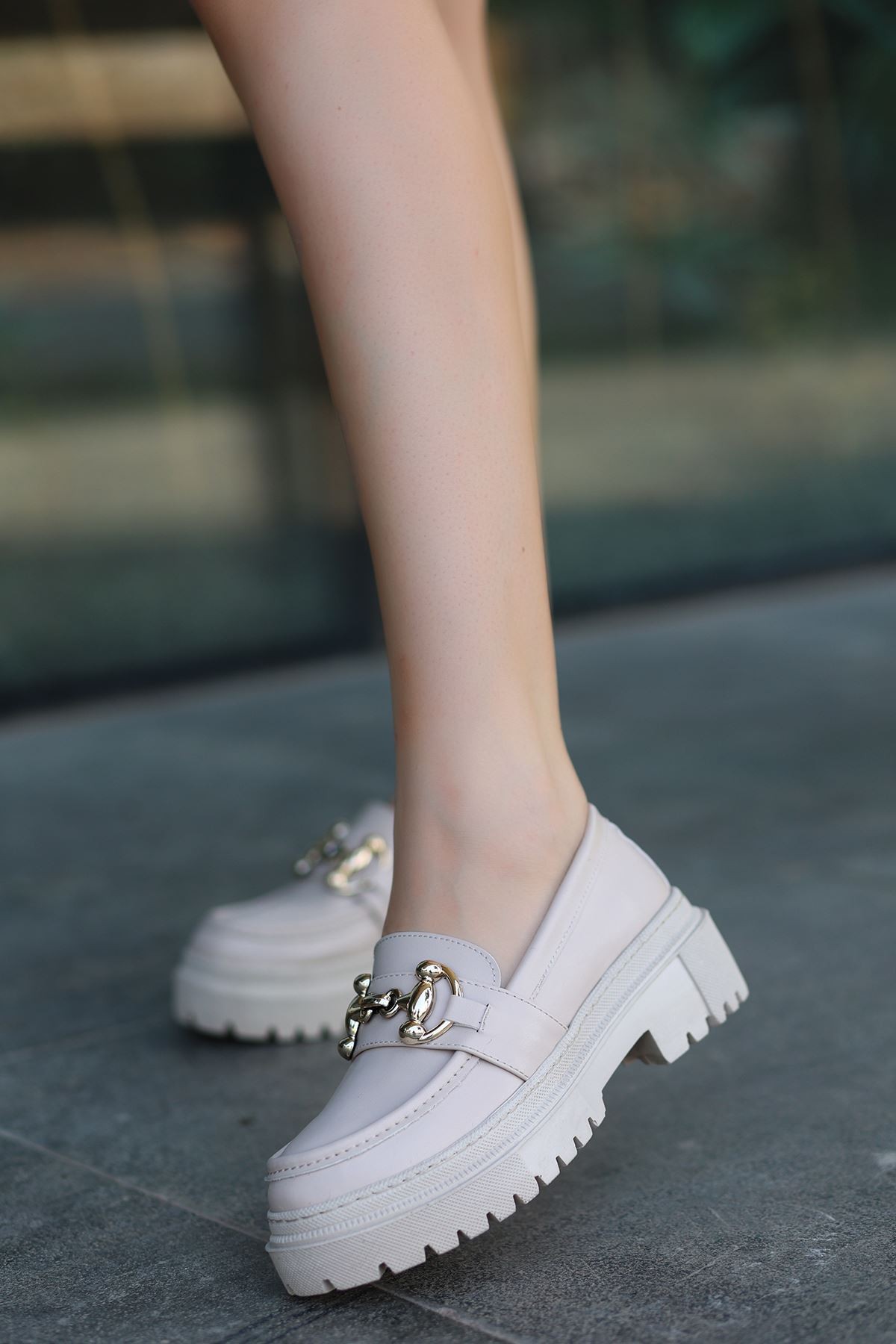 Amaya Tokalı Tabanlı Loafer