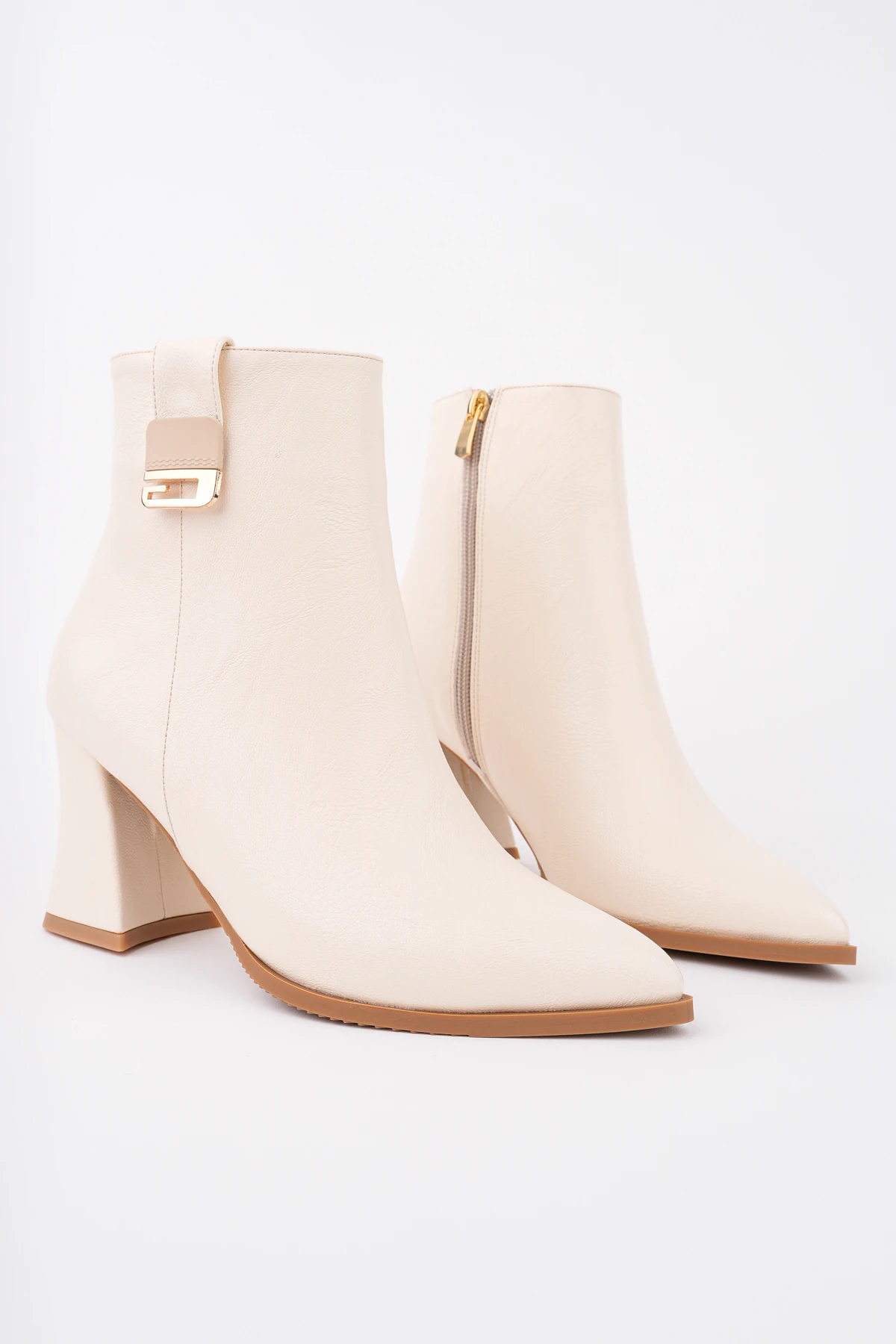 DNZ-205 Kalın Topuk Toka Detaylı Bot