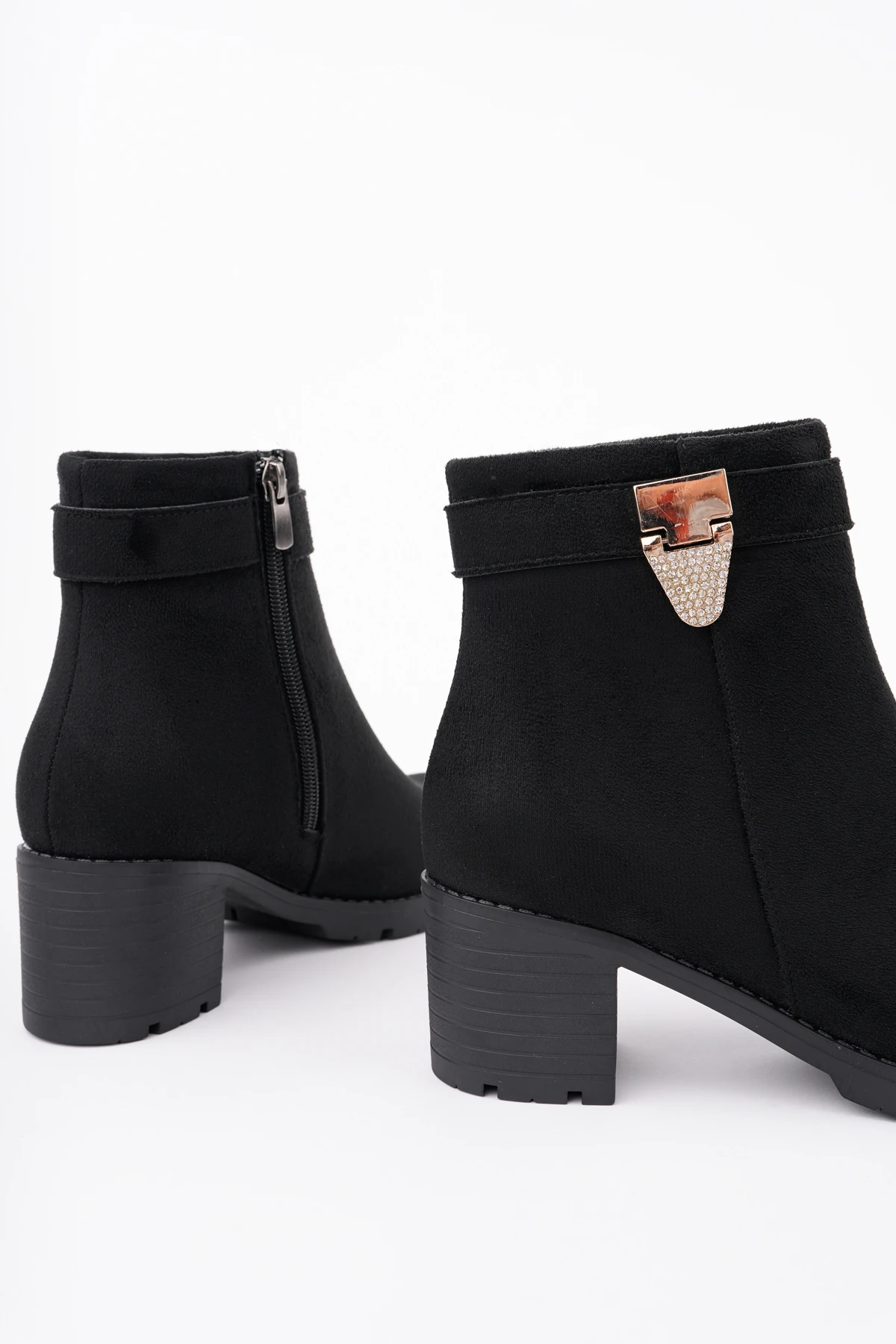 BLN-765 Tokalı Kalın Topuk Bot