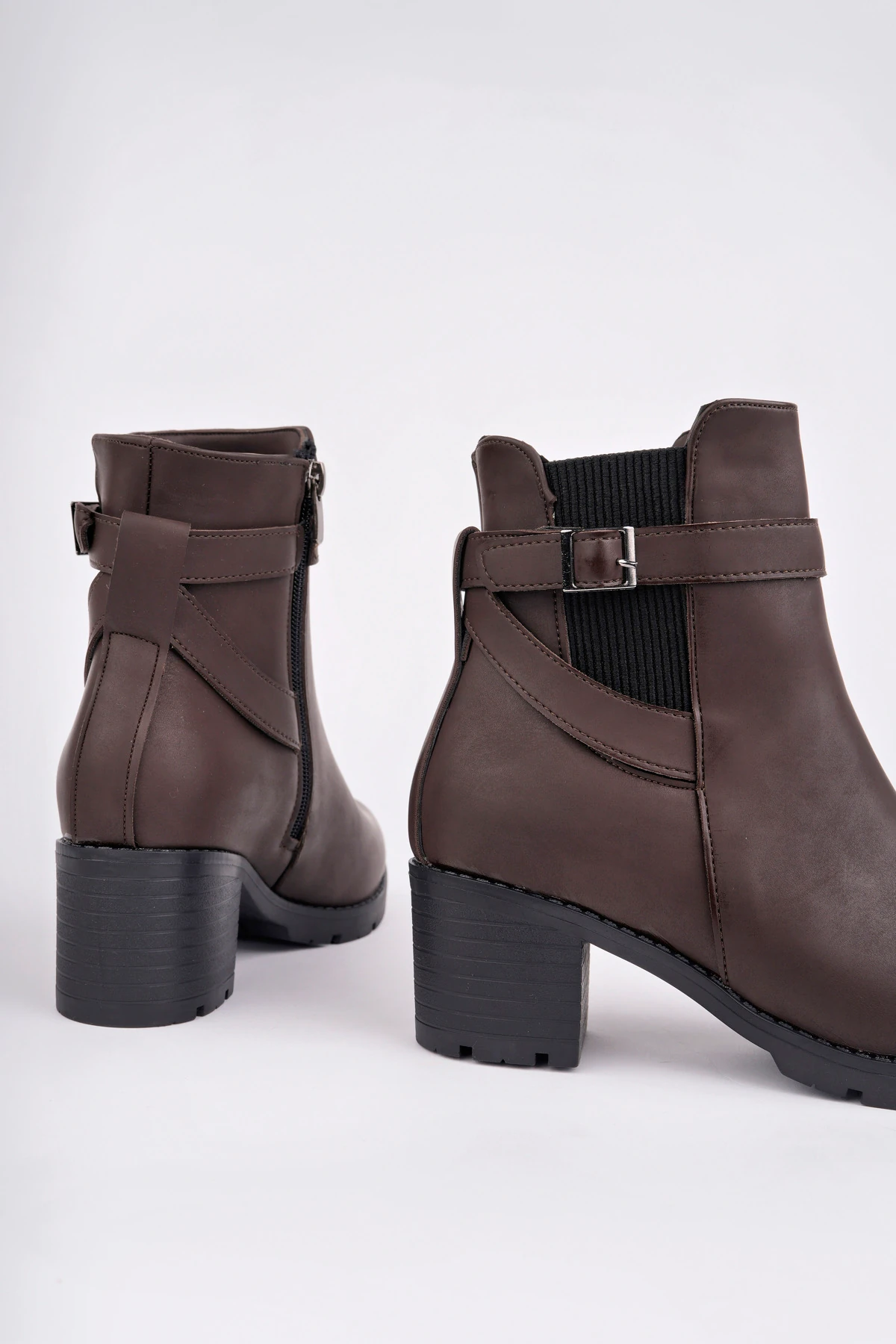 BLN-730 Lastikli Kemer Detaylı Bot