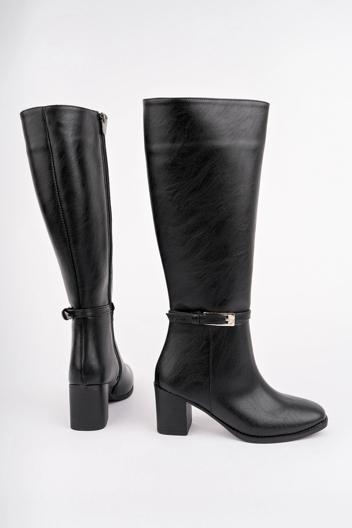 KCL-ZK05 Kalın Topuk Kemerli Çizme