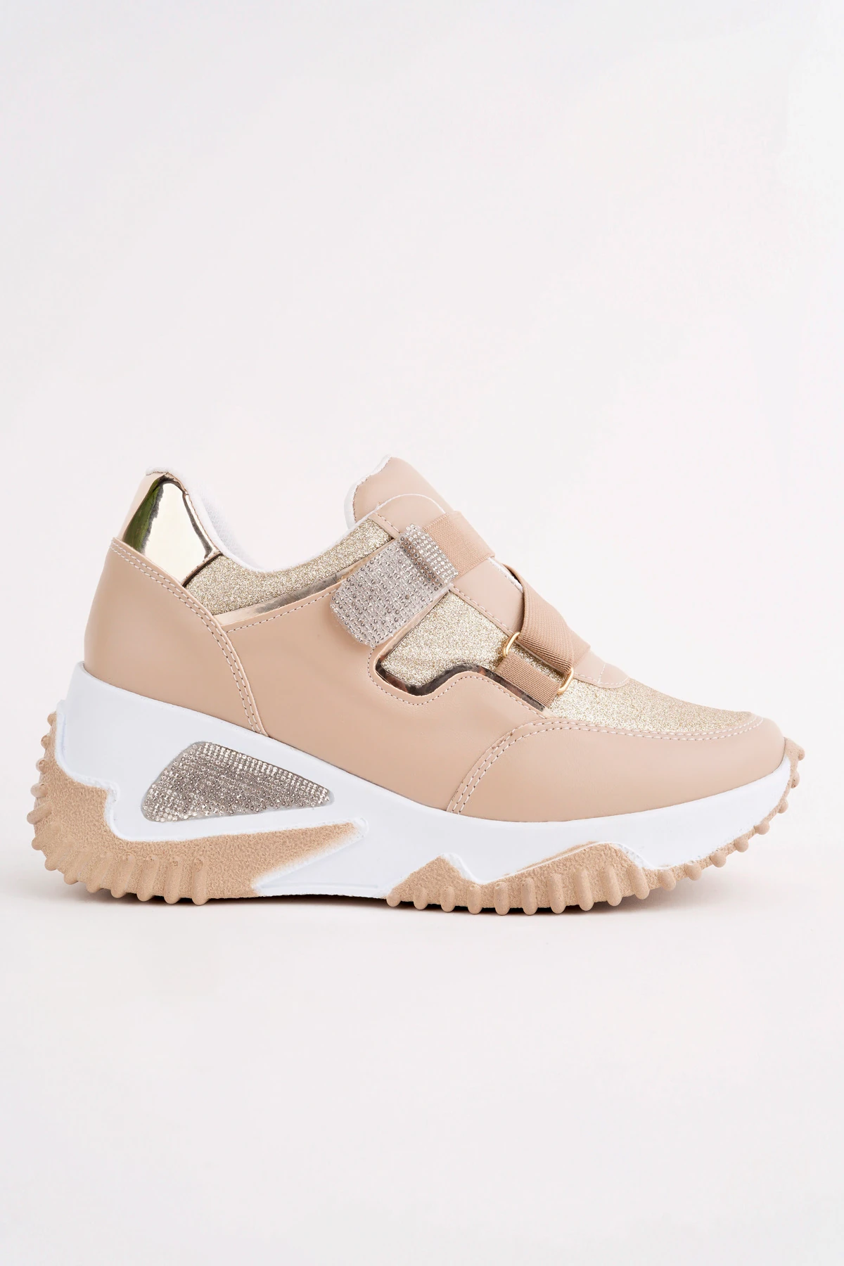 DNR-608 Simli Lastikli Kalın Taban Spor