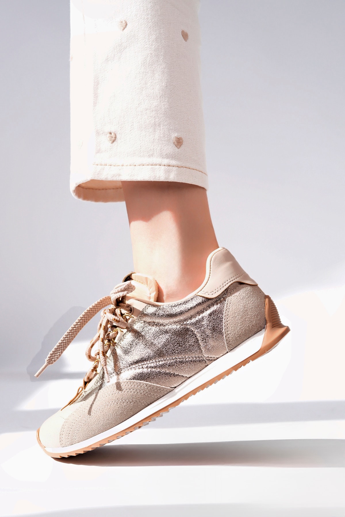 PRS-186 Bağcıklı Düz Taban Spor