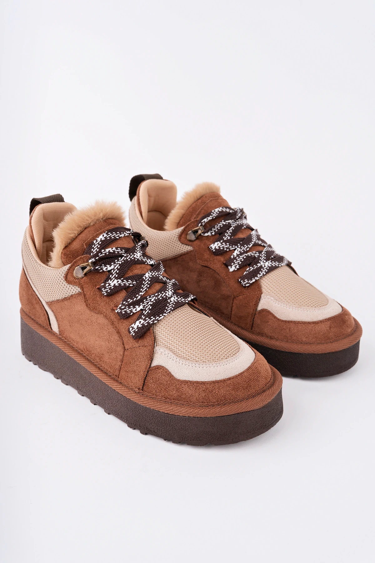 DZY-444 Kürklü Bağcıklı Spor