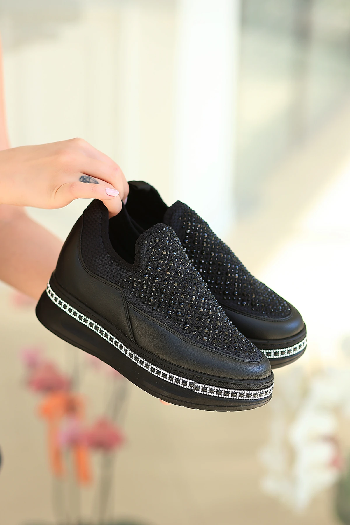 Dafy Dolgu Taban Bağcıklı Spor